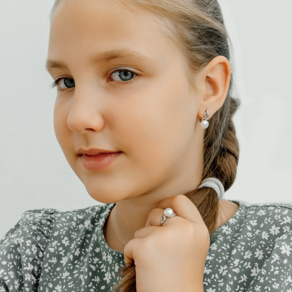 Серьги серебро 52513S1