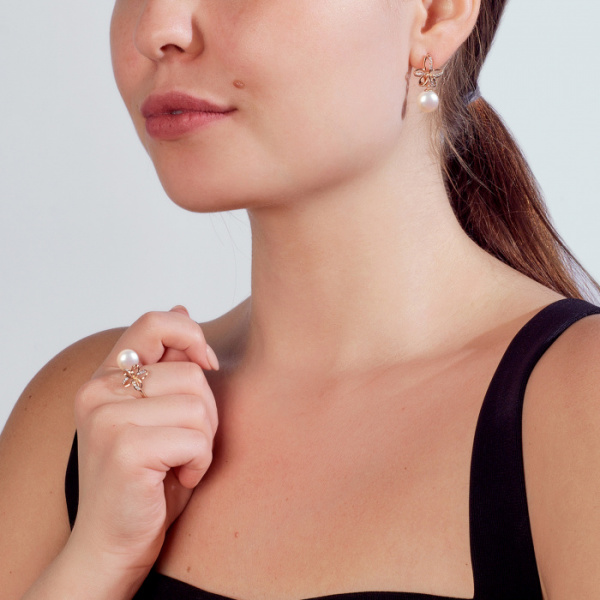 Серьги золото 32057A1