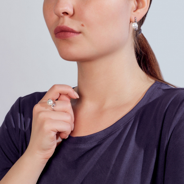 Серьги серебро 52370S1