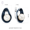 Серьги серебро 52250S1U