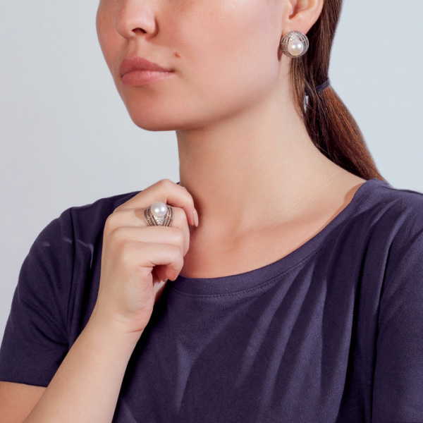 Серьги серебро 52377S1