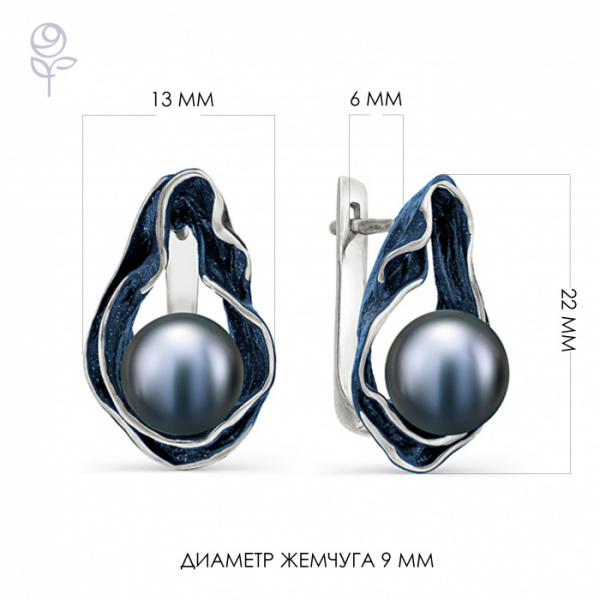 Серьги серебро 52241S2U