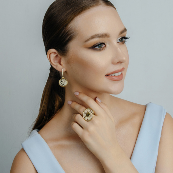 Кольцо серебро 51835YH