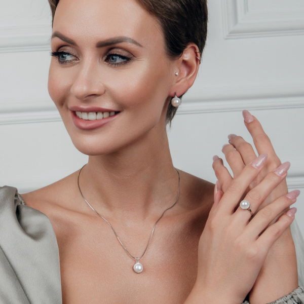 Серьги серебро 52353S1