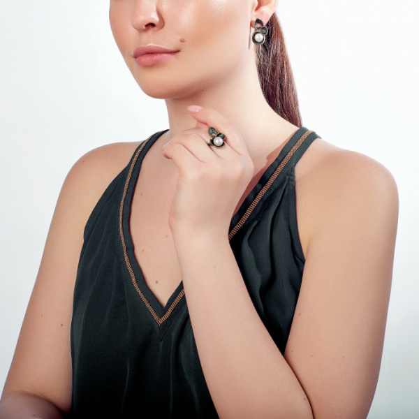 Серьги серебро 52849Y1Z