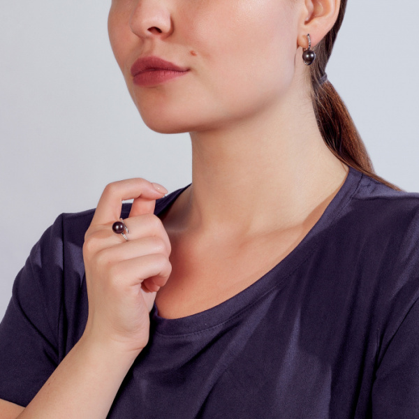 Серьги серебро 52350S2