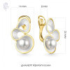 Серьги серебро 52849Y1W