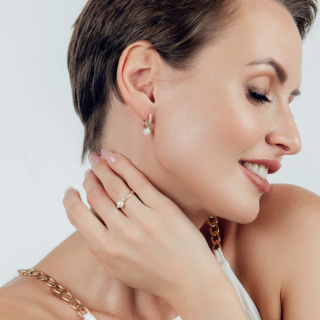 Серьги золото 22681A1