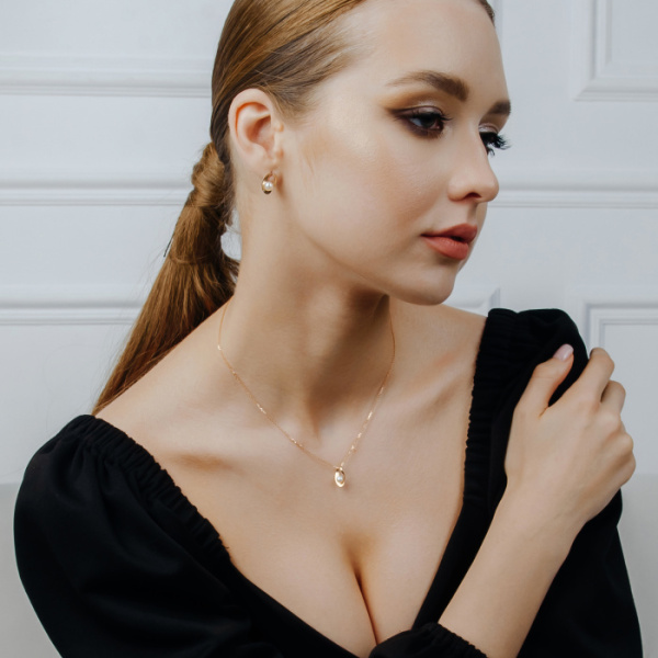 Серьги золото 22023A1