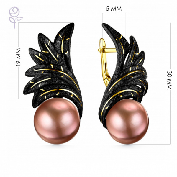 Серьги серебро 52882Y8B