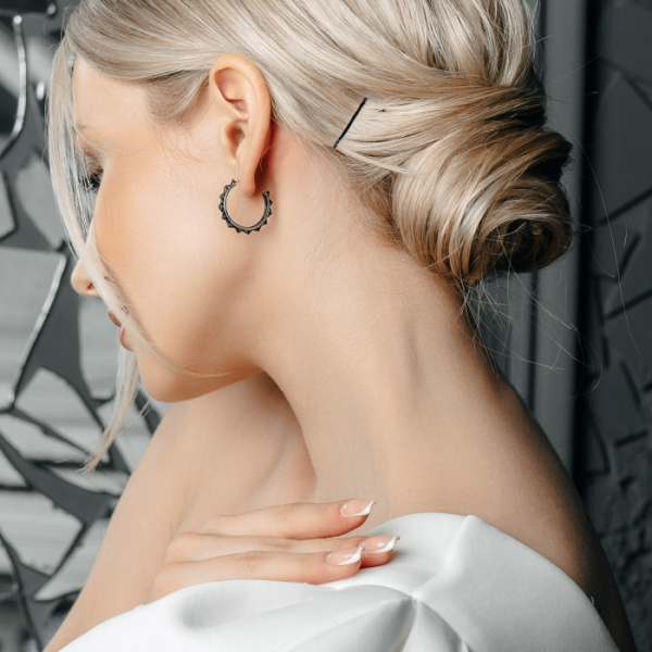 Серьги серебро 52929SB