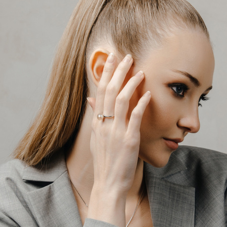 Кольцо серебро 27201S3