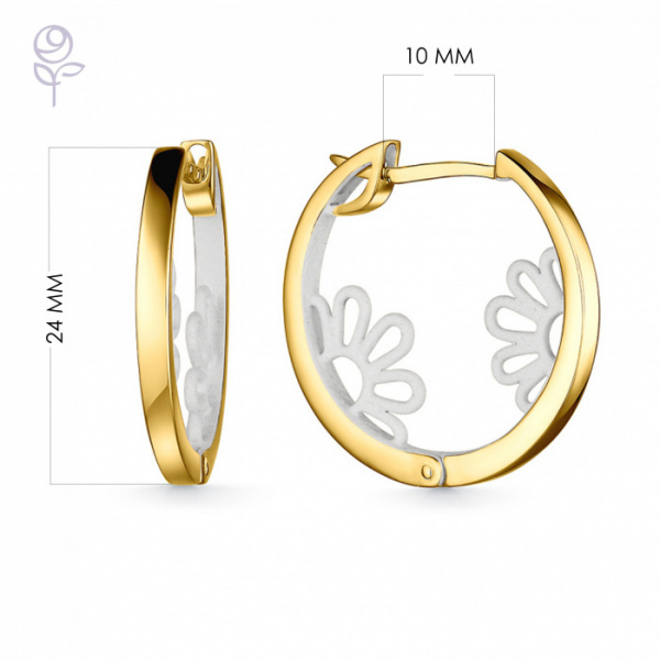 Серьги серебро 52936YW