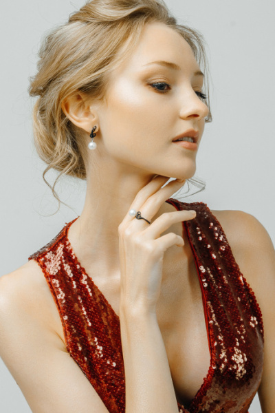 Серьги серебро 28409S1B
