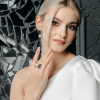 Серьги серебро 52863SP1B