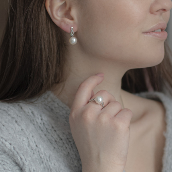 Серьги серебро 52214S1