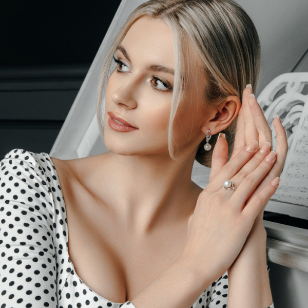 Серьги серебро 52050S1