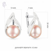 Серьги серебро 52886S1W