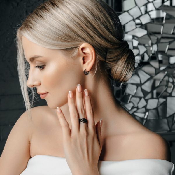 Серьги серебро 52946SB