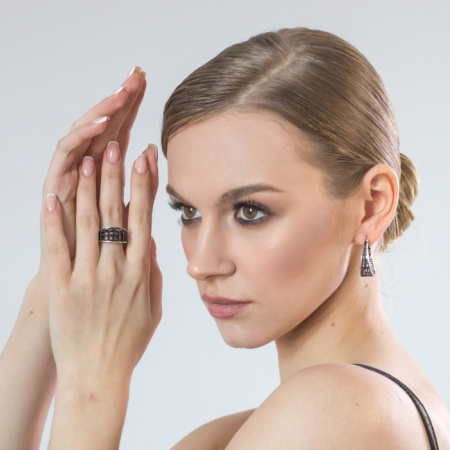 Кольцо серебро 51924SB