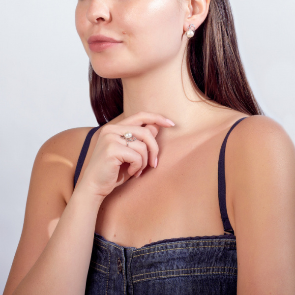 Кольцо серебро 51403S1