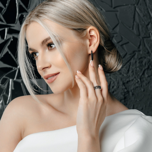 Кольцо серебро 51946SB