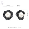 Серьги серебро 52804S1B