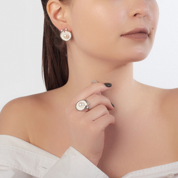 Серьги серебро 52850S1W