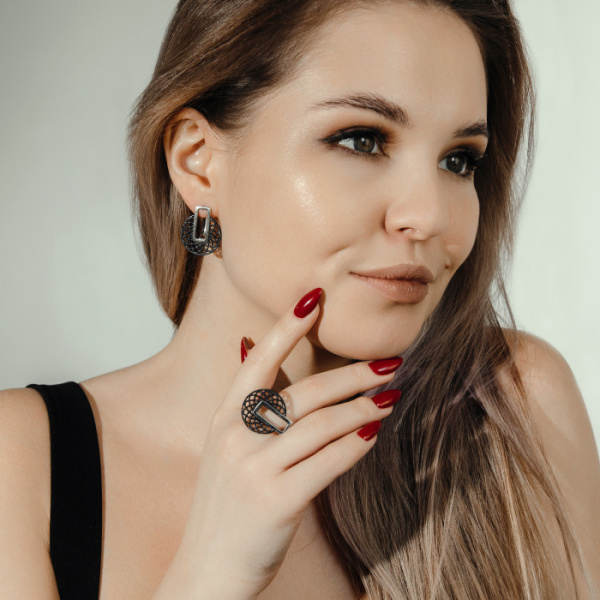 Серьги серебро 52920SU