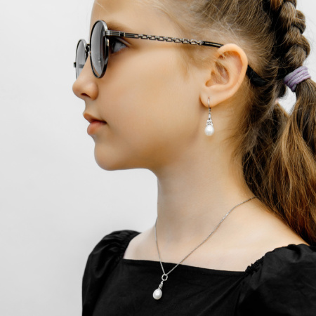 Серьги серебро 28085S1