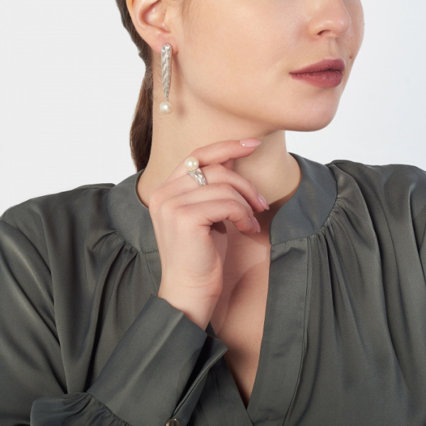 Кольцо серебро 51108S1