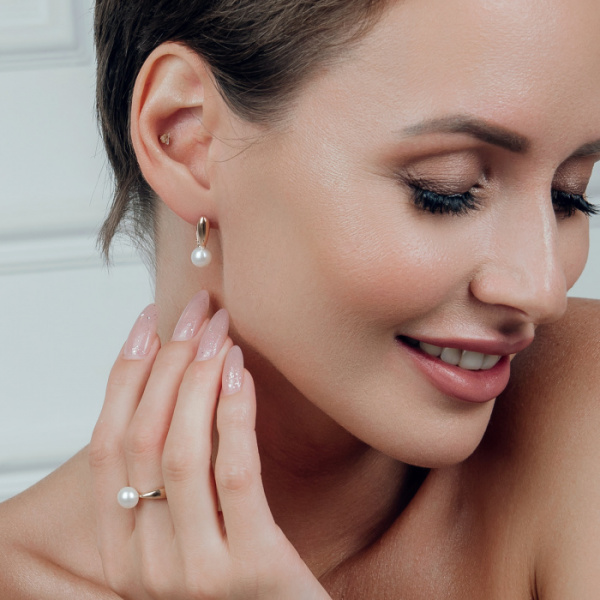 Серьги золото 12679A1