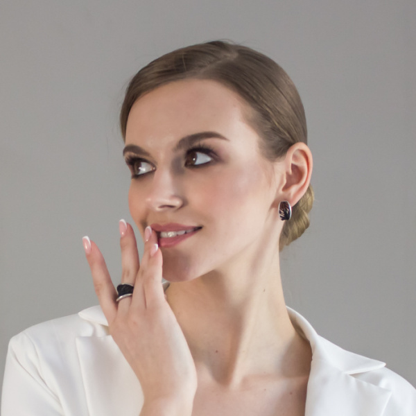 Серьги серебро 52943SB