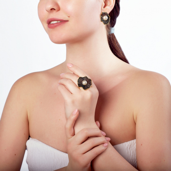 Серьги серебро 52848Y1B