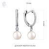 Серьги серебро 28445S1