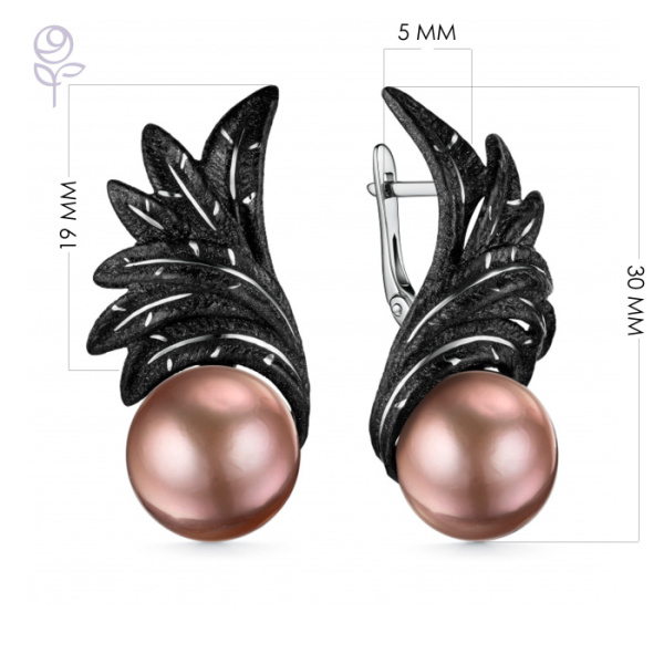 Серьги серебро 52882S8B