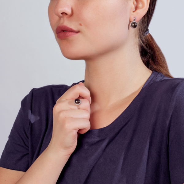 Серьги серебро 52353S2