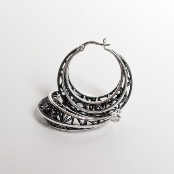 Серьги серебро 52925SB