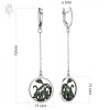 Серьги серебро 52922.1SZ
