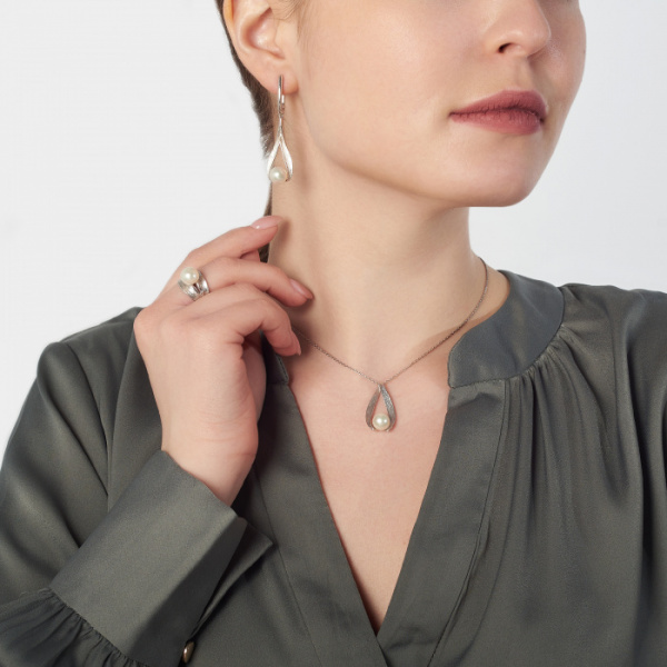 Кольцо серебро 51107S1