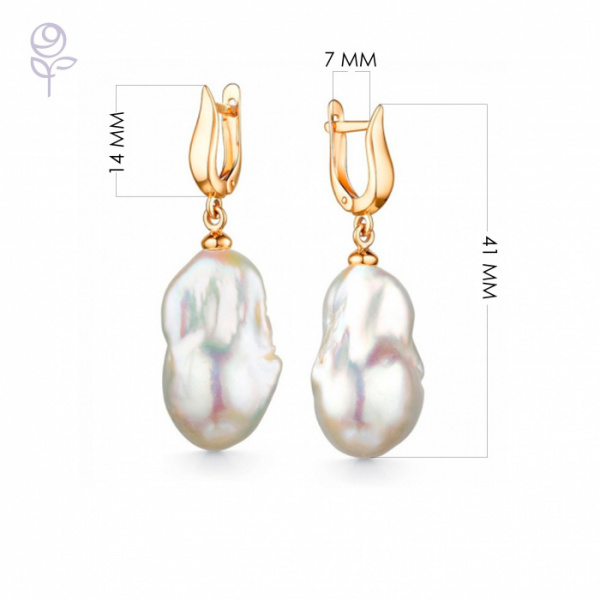 Серьги золото 22431.5A6