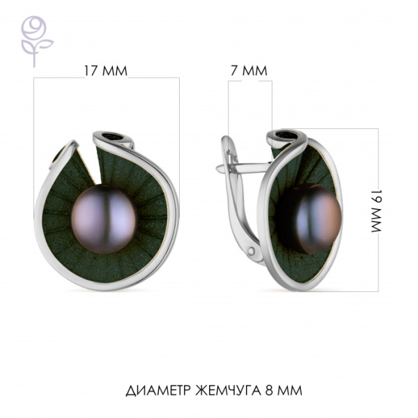 Серьги серебро 52850S2Z