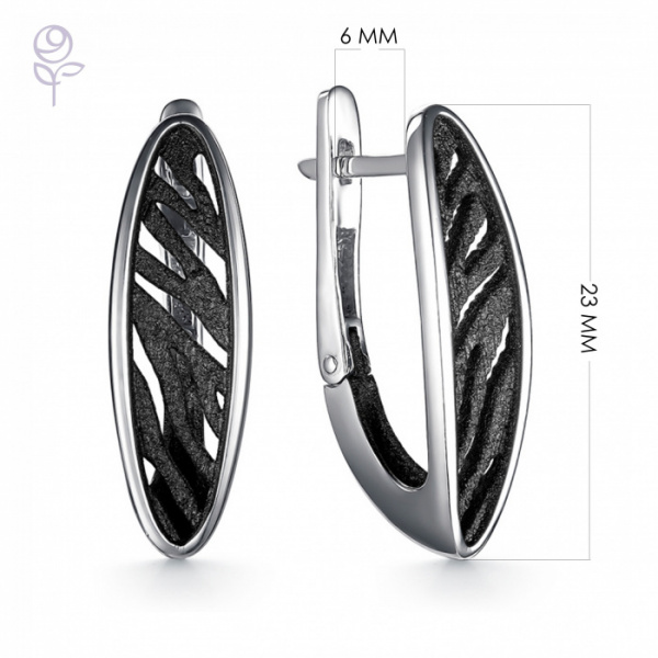 Серьги серебро 52942SB