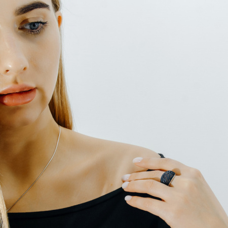 Кольцо серебро 51939SU