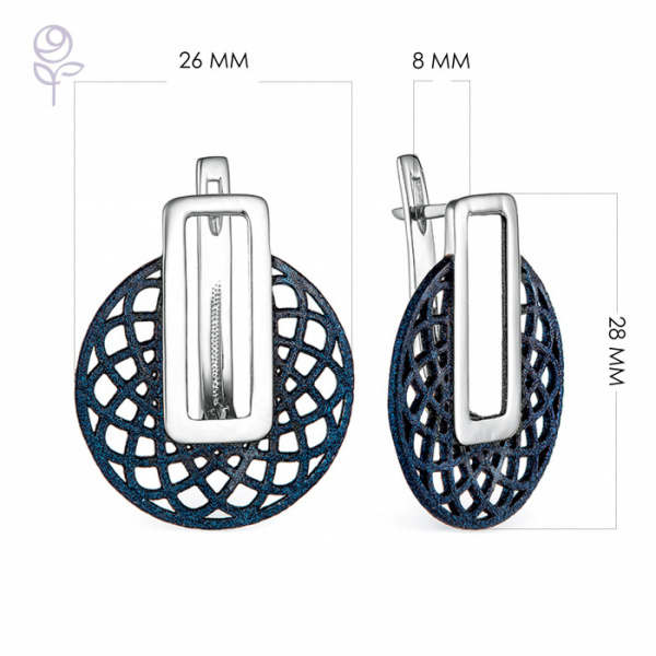 Серьги серебро 52920SU