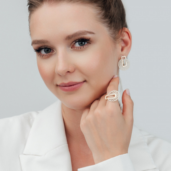 Кольцо серебро 51920YH