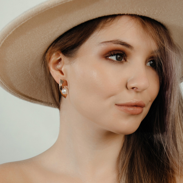 Серьги золото 22256A1