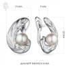 Серьги серебро 52110S1