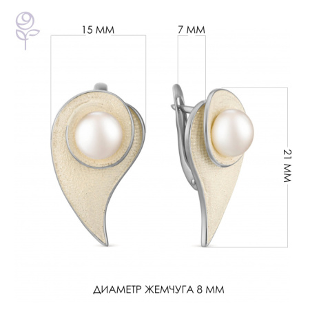 Серьги серебро 52827S1H