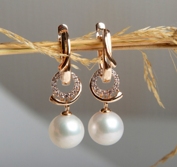 Серьги золото 32054A1